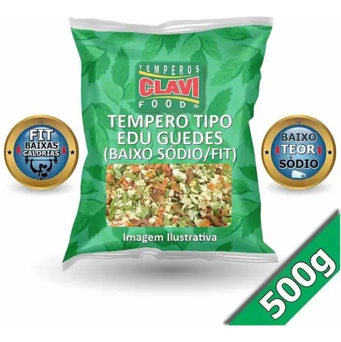 Tempero Tipo Edu Guedes Baixo Sódio 500g
