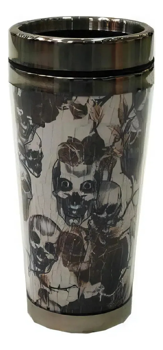 Squeeze Térmico Skull Amarela 500ml