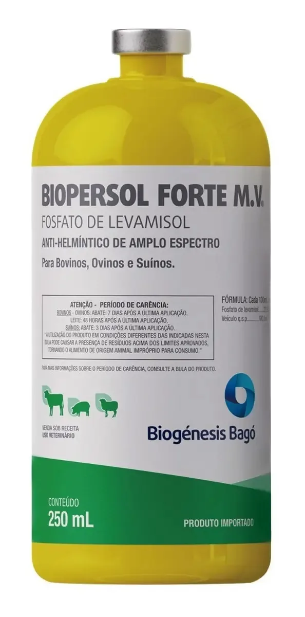 Antiparasitário Biogenesis Líquido 250ml Bovinos Ovinos Suínos