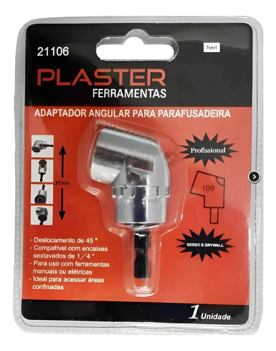 Adaptador Angular Para Parafusadeira Plaster 21106