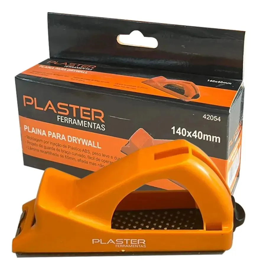 Plaina Raspador Para Drywall Plaster Lâmina 65mm Ajustável