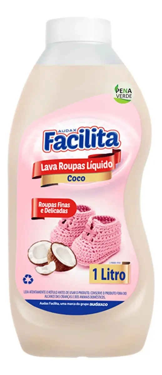 Lava Roupa Facilita Liq 1l Coco