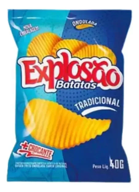 Batata Tradicional 20 Unidades 40gr Explosão