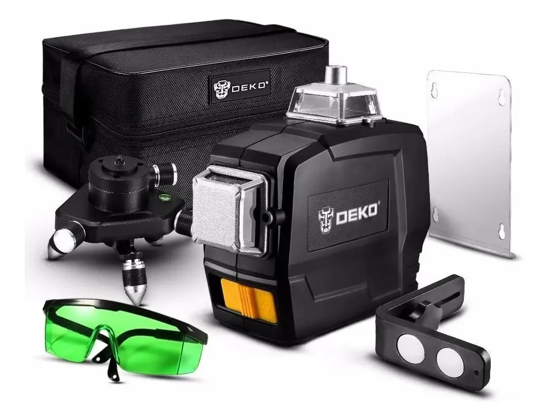 Nivel A Laser 3d 12 Linhas Luz Verde Auto Nivelante
