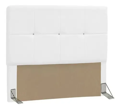 Cabeceira Casal 140cm Vênus Corano Branco - D'monegatto