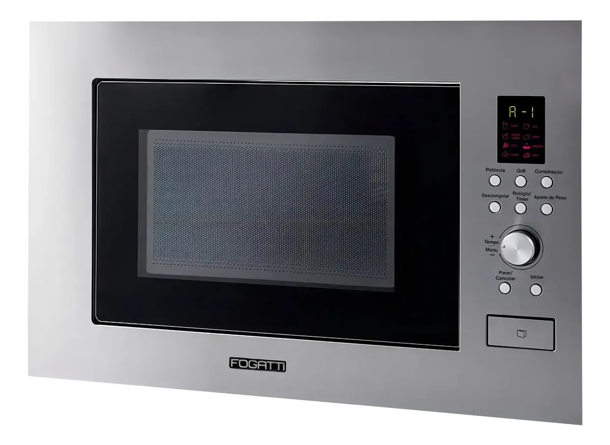 Micro-ondas Grill Fogatti M230 aço inoxidável 23L