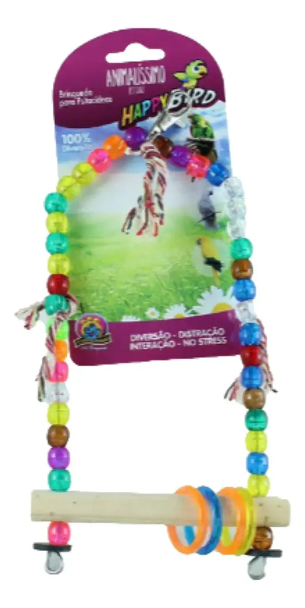 Brinquedo Balanço Igreja Pássaros Tamanho G Animalíssimo