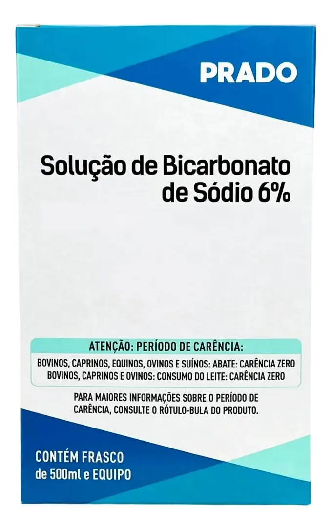 Solução Bicarbonato De Sódio 6% 500ml C/ Equipo Prado
