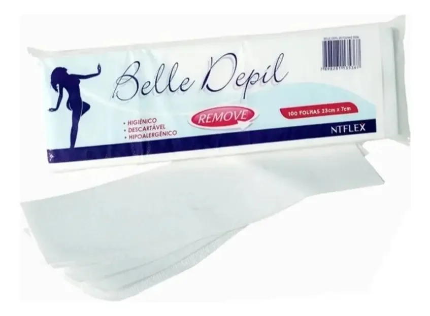 Lenço Depilatorio Belle Depil 200folhas Ntflex Depilação