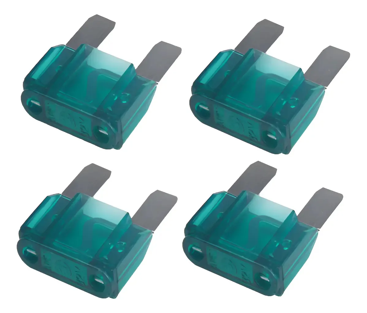 Kit 4 Fusíveis Tipo Maxi Lâmina 30a Verde
