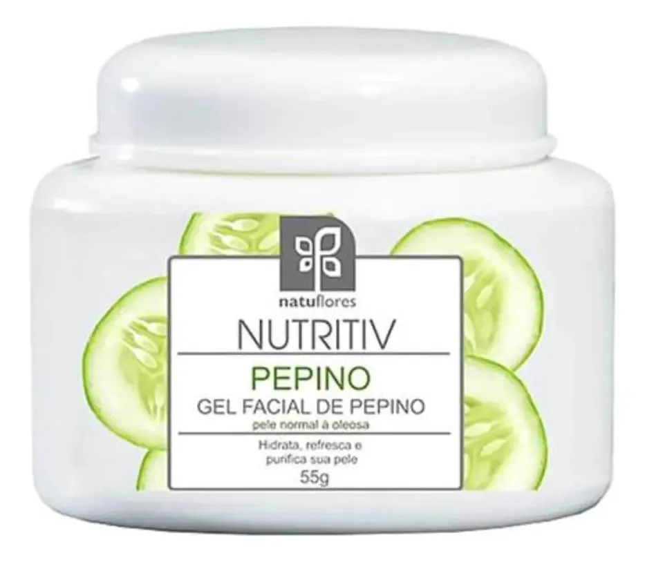 Gel Facial De Pepino 55g - Natuflores