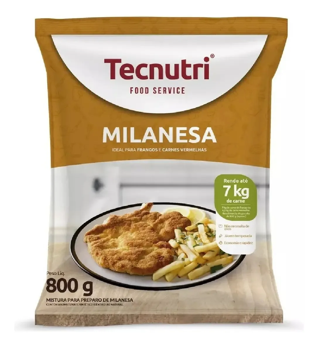 Farinha.rosca Tecnutri Milanesa