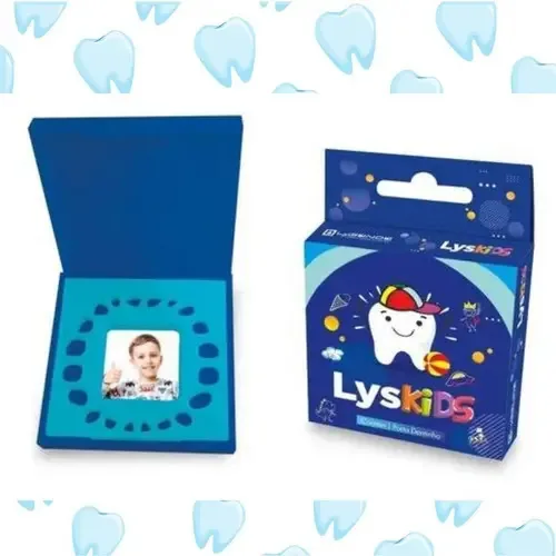 Porta Dentinho Lyskids Azul - Lysanda
