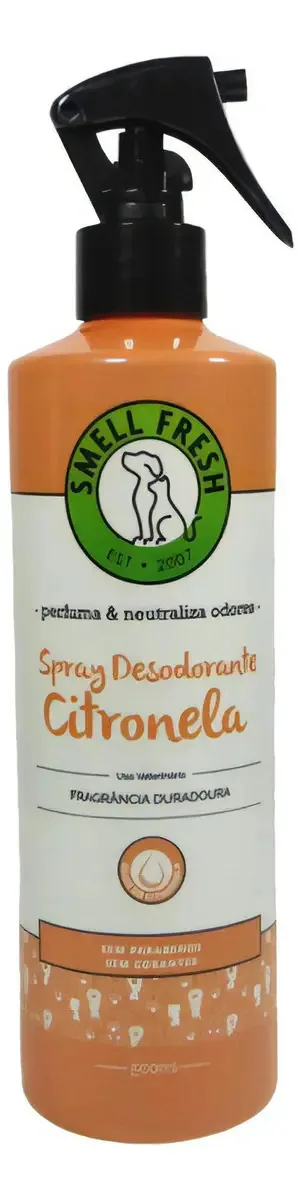 Desodorante em spray Vetsense Citronela Spray 500ml 500 ml