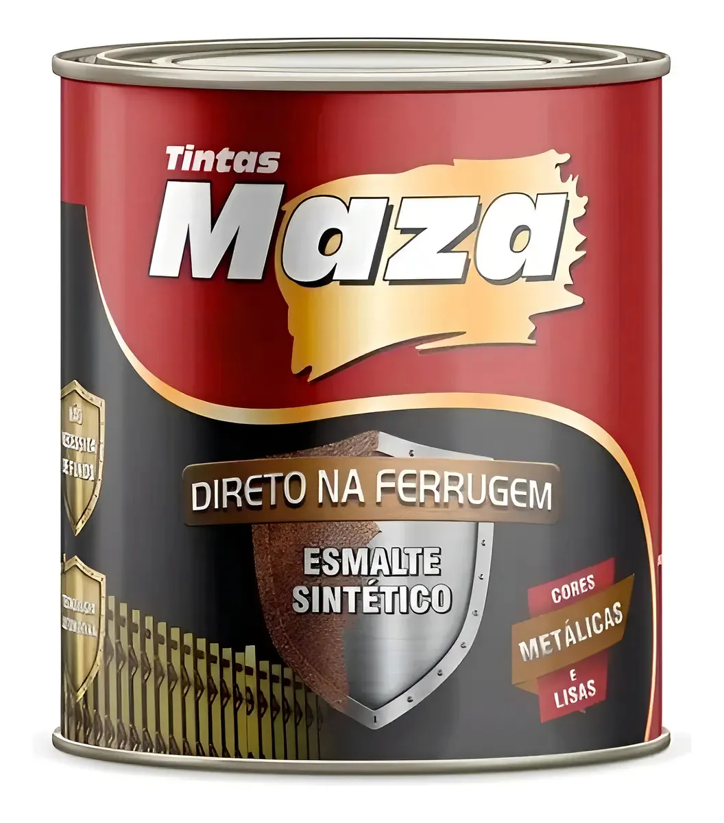 Maza Esmalte Anti Ferrugem Azul Galão Interior Exterior