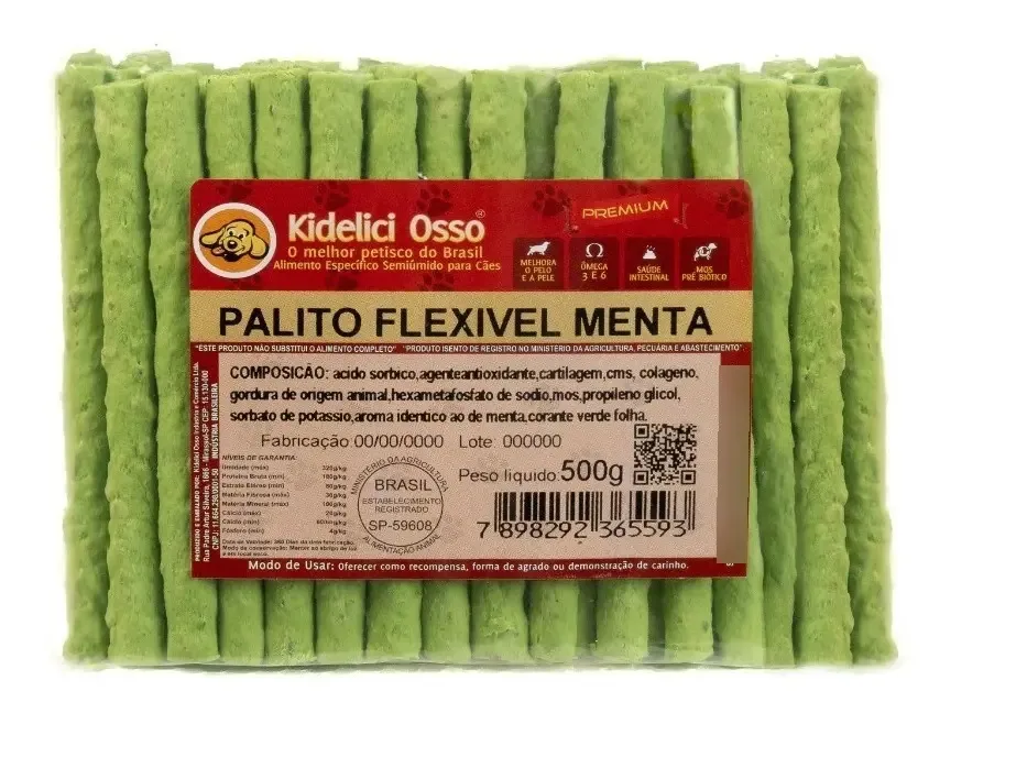Palito Macio Flexivel Menta 5