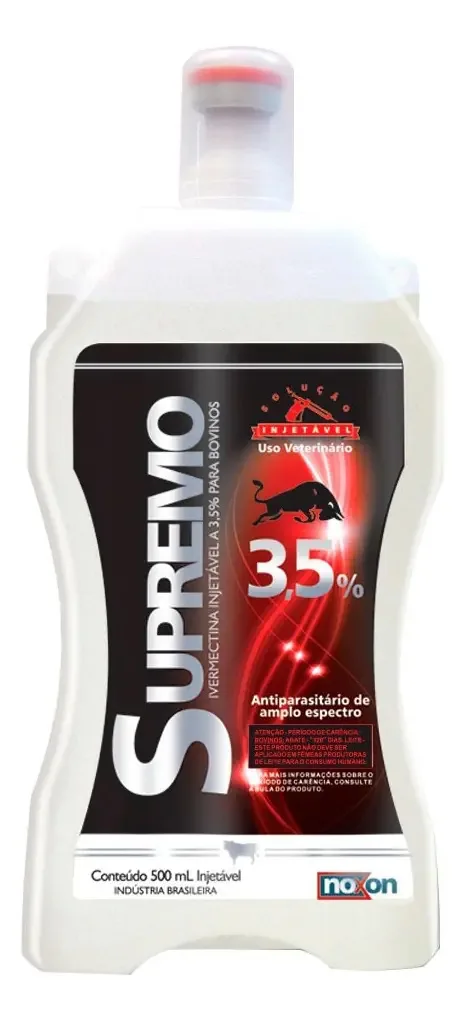 Ivermectina 3,5% Injetável para Bovinos Noxon 500ml