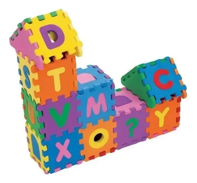 Castelinho Alfabetico Para Montar Brinquedo Educativo Em Eva Cor Colorido