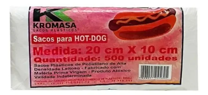 Saco P Hot Dog Kromasa C/500 Und