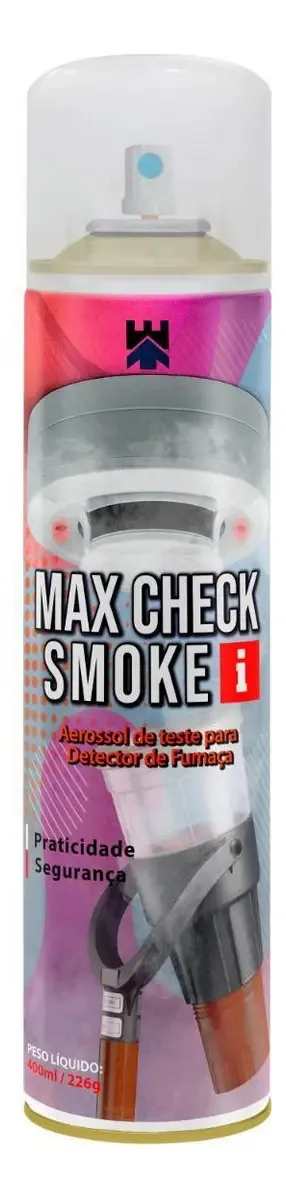 Spray Detector de Fumaça 400ml ER do Brasil Teste Inflamável