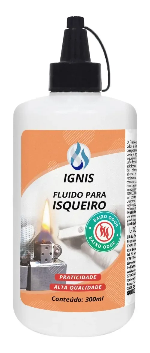 Fluido Para Isqueiro 300ml - Ignis