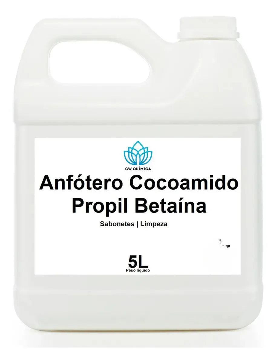Anfótero Cocoamido Propil Betaína Sabonetes Limpeza 5l