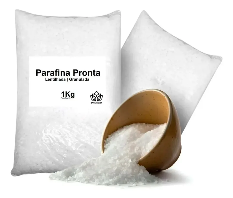 Parafina Granulada Lentilhada Pronta Fabricação Cera De Velas 1kg
