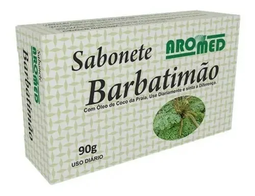 Kit 24 Sabonetes Barbatimão Aromed 90g Antibacteriano Corpo