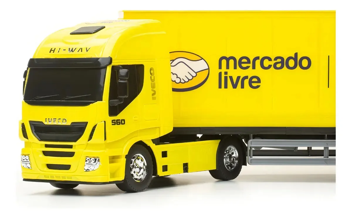 Brinquedo Miniatura Carreta - Do Livre Cor Amarelo