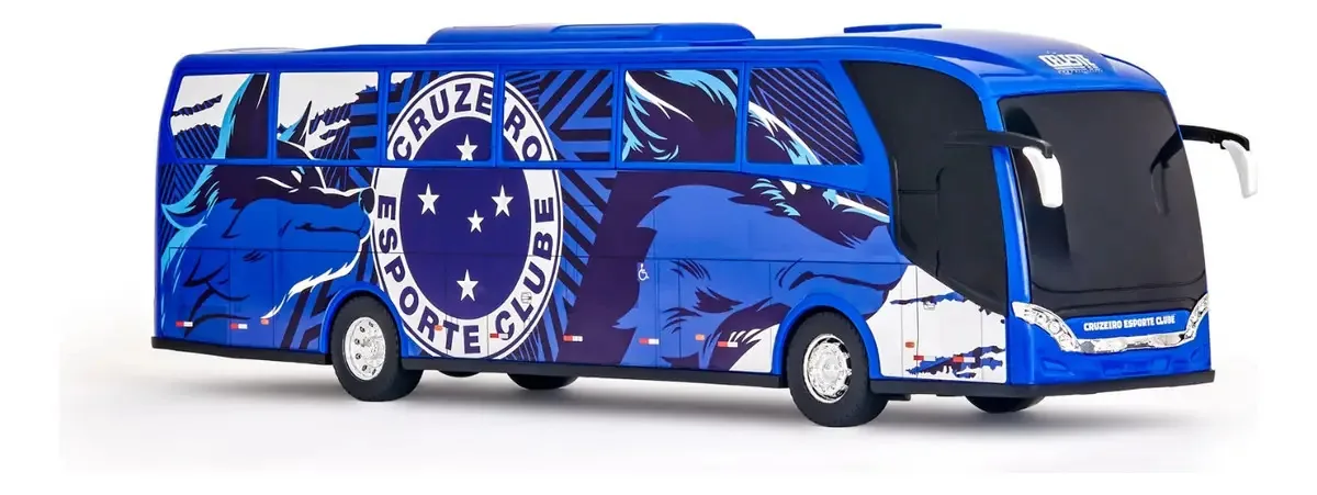 Miniatura Ônibus Cruzeiro Raposa Futebol Usual Brinquedos