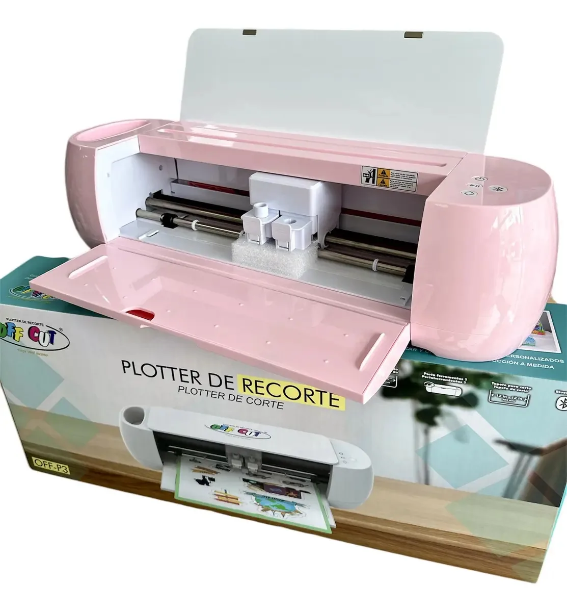 Plotter de Recorte Off Paper OTF-J28 com Bluetooth e USB para Papéis e Vinil