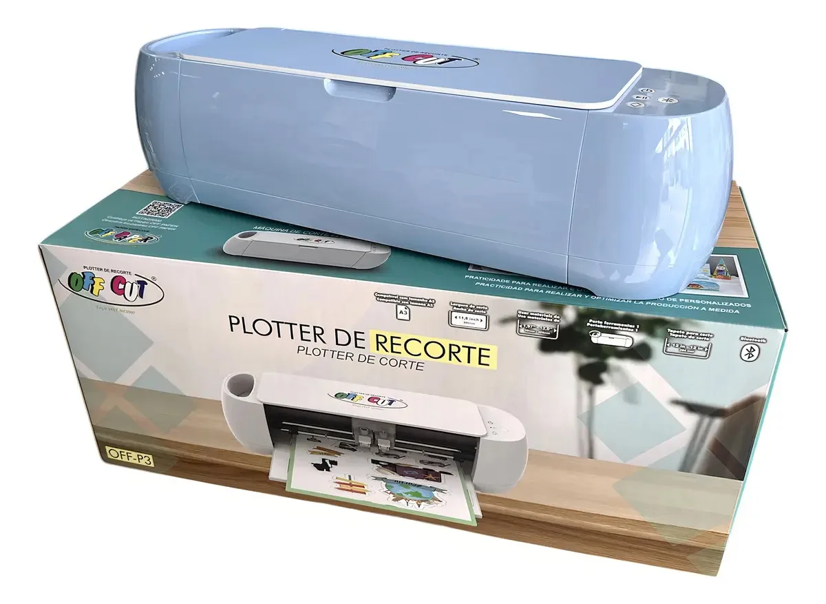 Máquina De Recorte Plotter Off Paper Azul A3