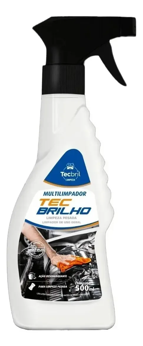 Limpador Tecbril 500ml Multilimpador Lava Autos Rodas Motor