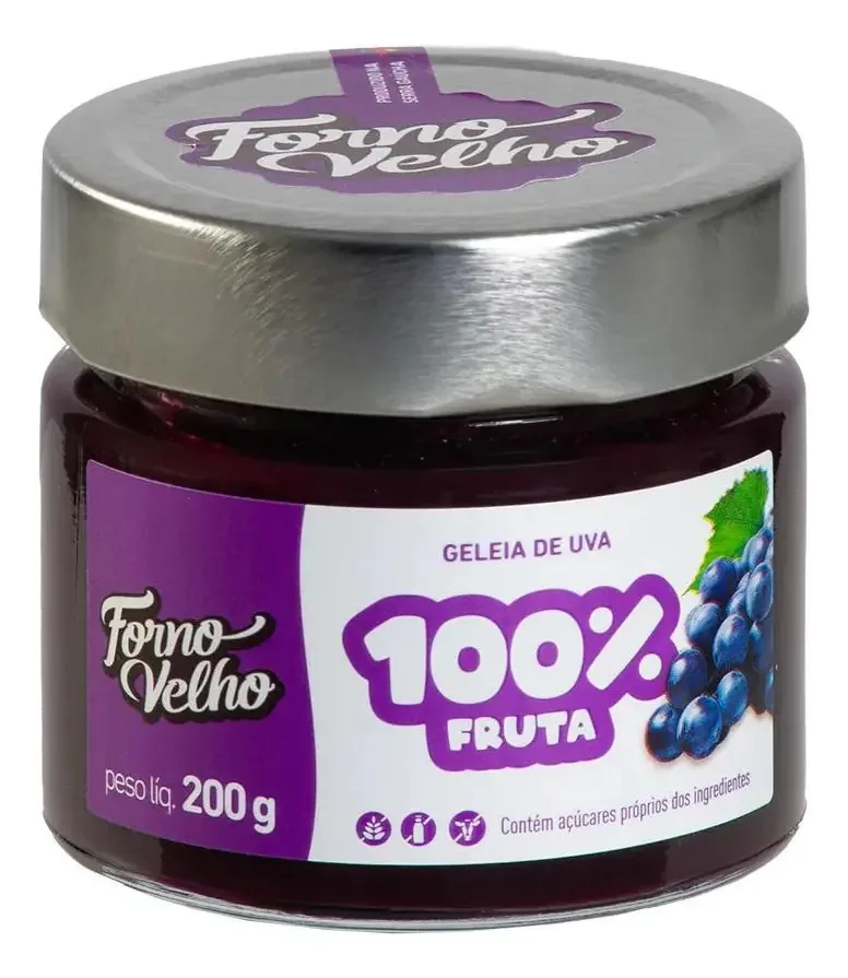 Geleia De Uva Forno Velho 200ml