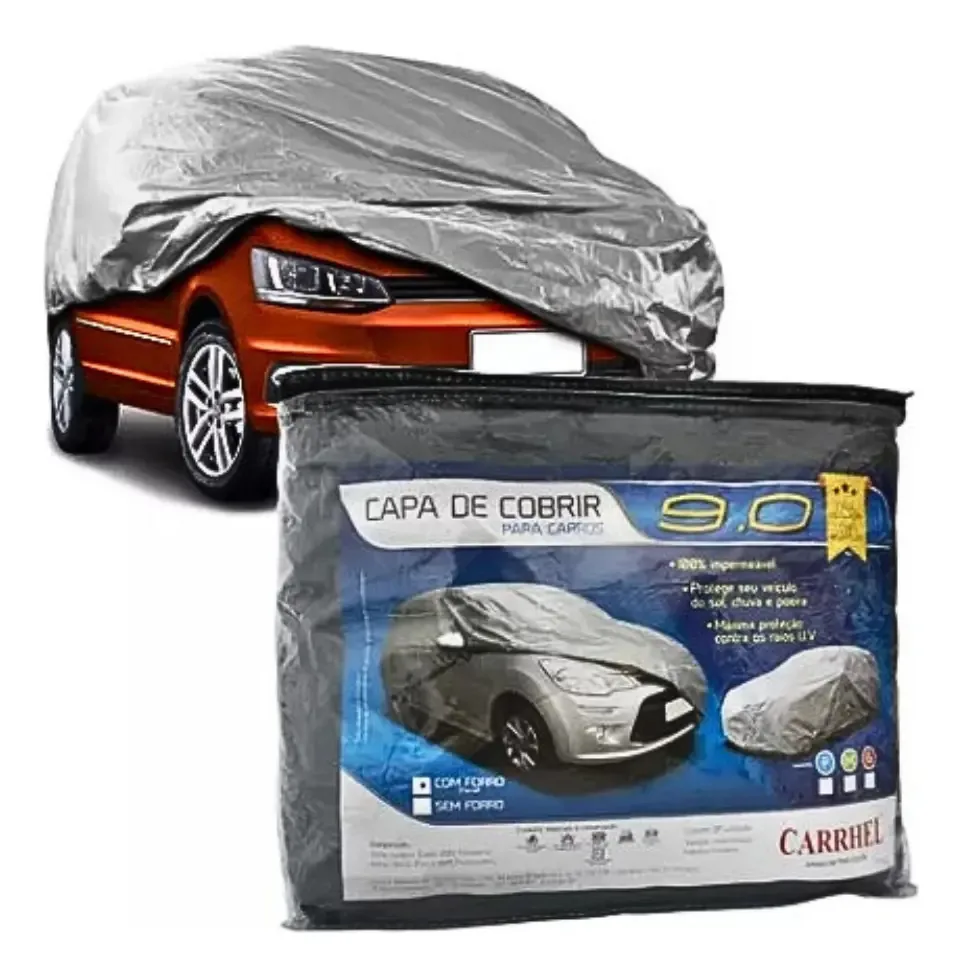 Capa Para Carro Impermeável Proteção Sol Chuva Poeira