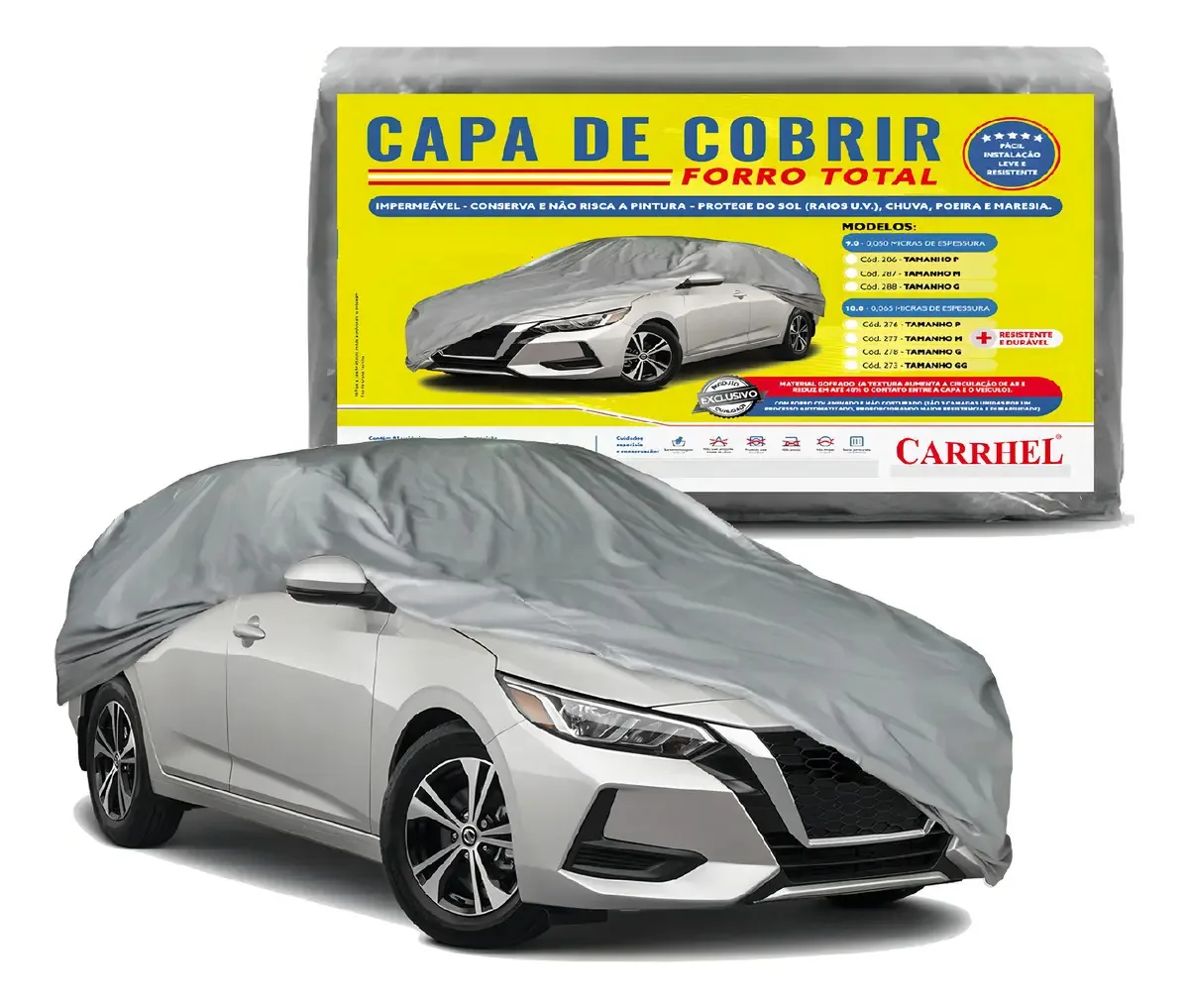 Capa Cobrir Carro Chevrolet Caravan Impermeável Sol Chuva Proteção UV Carrhel