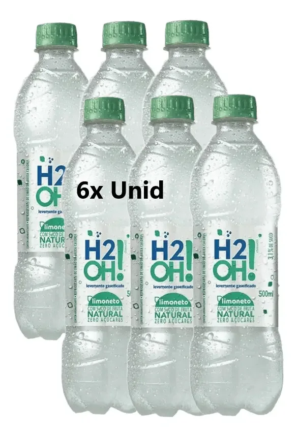 Pack Com 6x H2o Limoneto 500ml