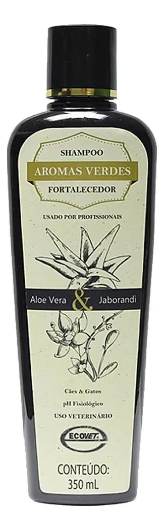Shampoo Para Pet Fortalecedor Aromas Verdes 350ml Ecovet