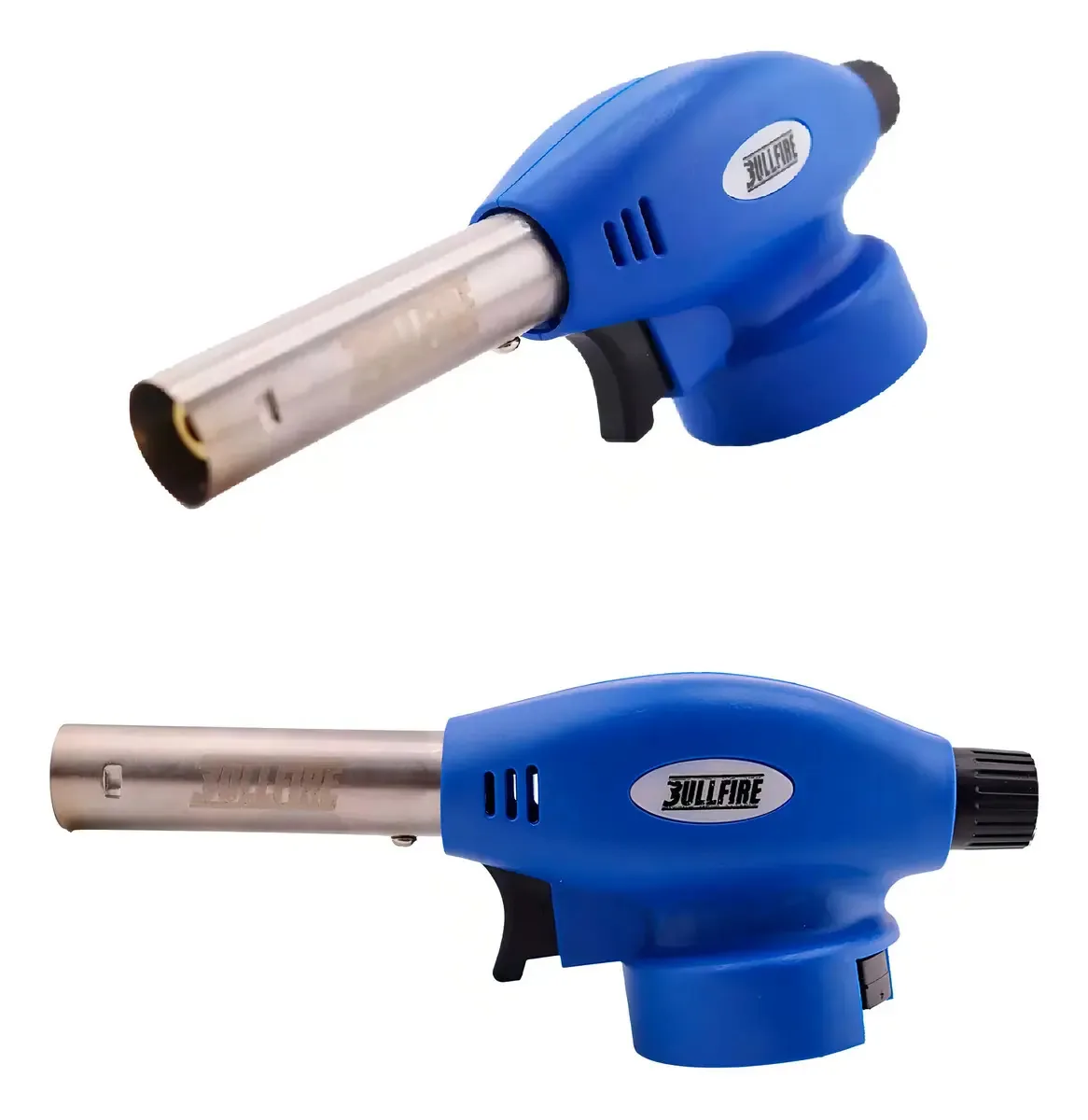 Maçarico Bullfire-M5 Azul Chama Ajustável Portátil Gourmet BULLFIRE