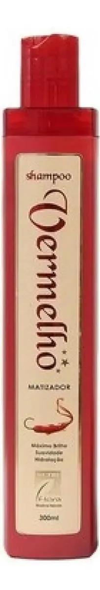 Shampoo Vermelho - 300ml