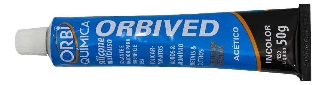Ap/silicone Incolor 50gr Universal Vidro Azulejo Cerami Orbi
