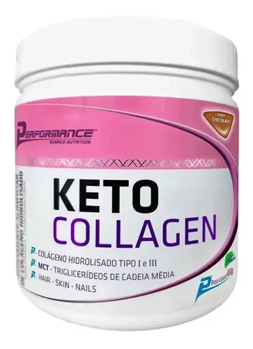 Keto Collagen Colágeno Sabor Chocolate 450g Performance