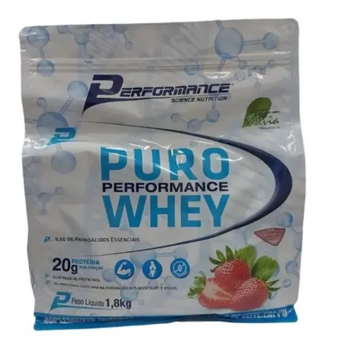 Whey Protein Puro Performance 1.8 kg de Morango