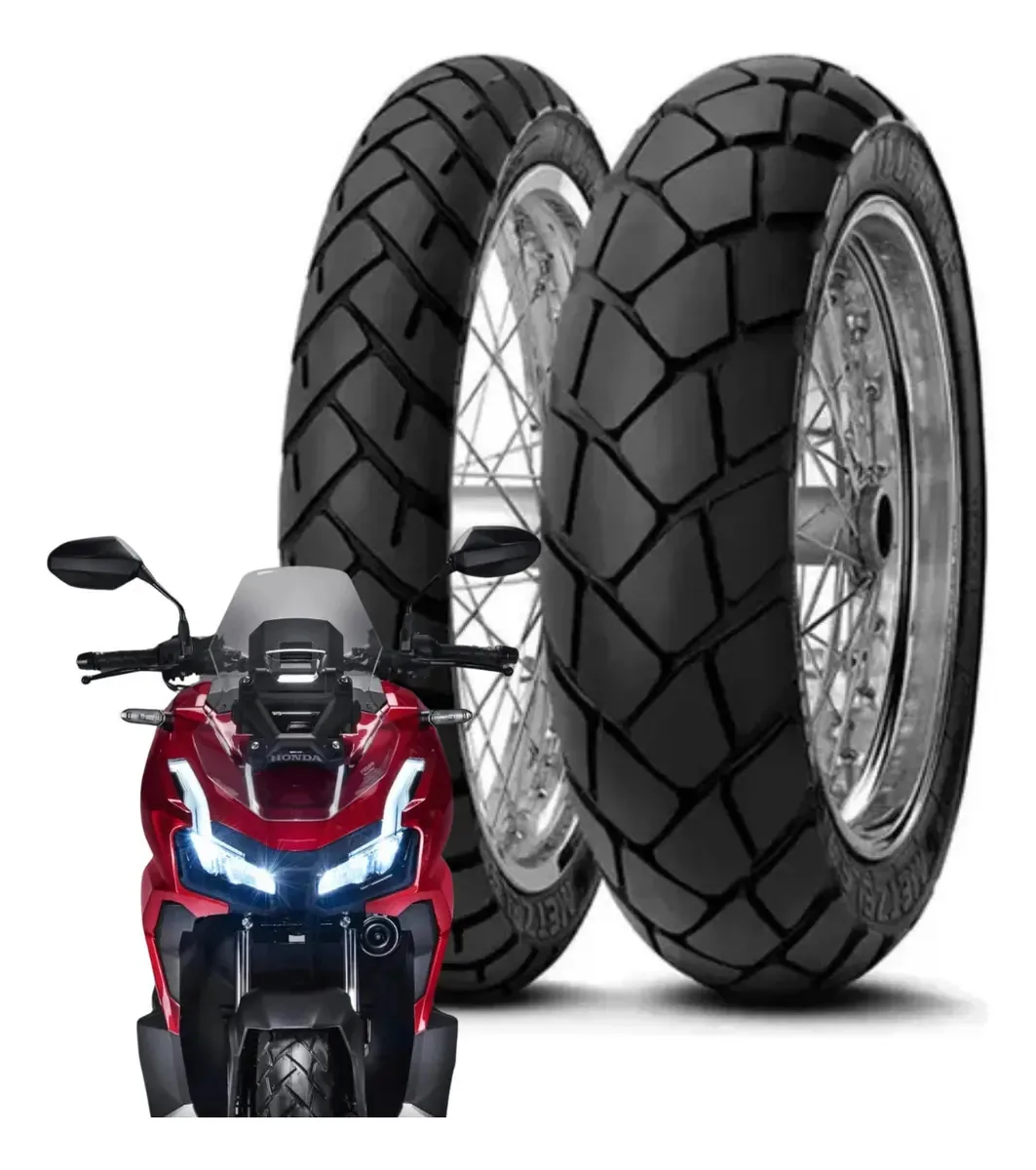 Metzeler pneus Enduro Street Tourance de 110/80-14 e 130/70-13 diantero e trasero