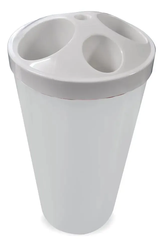 Lixeira Copos Bralimpia Branco