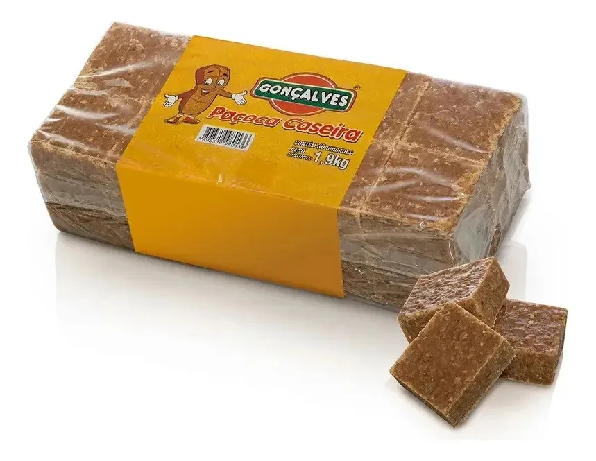 Pacote Pacoca Caseira 30x1 1,9 Kg