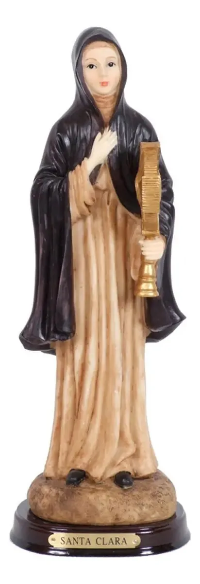 Escultura Santa Clara 15cm