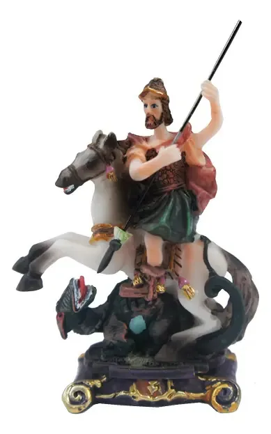 Resina São Jorge 8cm