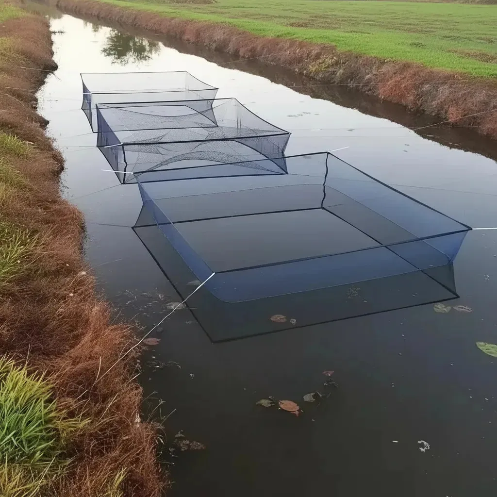 Tanque Rede Agro Rural para Alevinos Piscicultura Seda 1.8m Malha 0.5