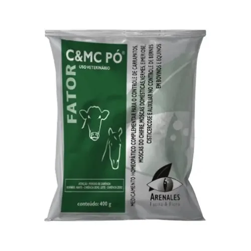 Fator C&MC Arenales 400g Homeopático Bovinos Equinos